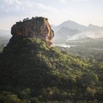 Sigiriya,Lion,Rock,Fortress,And,Landscape,In,Sri,Lanka.